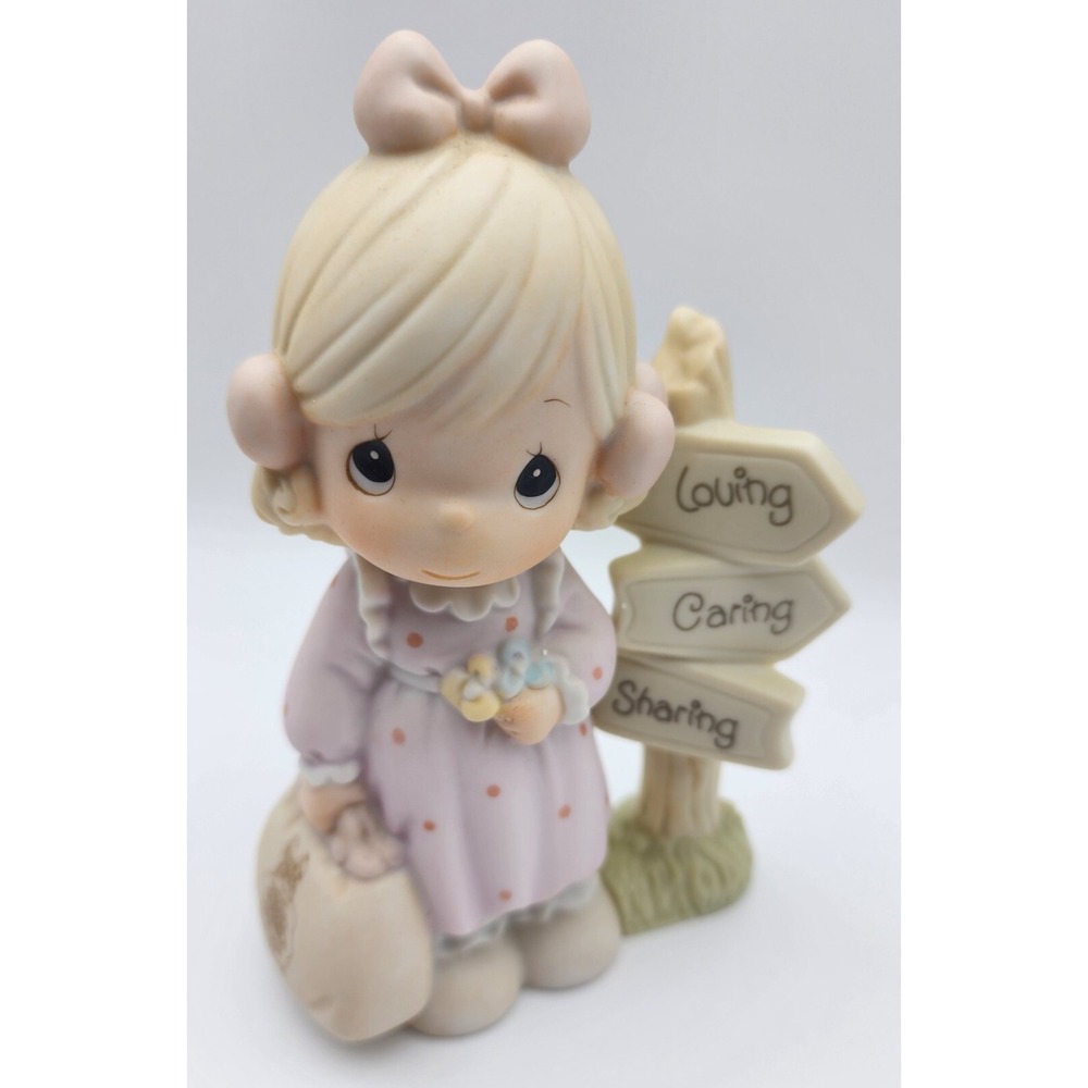 C-0013 Precious Moments 1992 "Loving, Caring and Sharing Along The Way"‎
